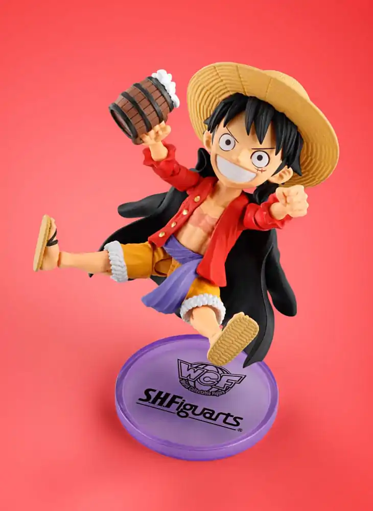 One Piece World Collactable Figures x S.H. Figuarts akcijska figura Monkey D. Luffey 8 cm fotografija proizvoda