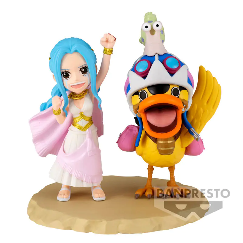 One Piece world collectable Log Series Nefeltari Vivi & Karoo figura 7cm fotografija proizvoda