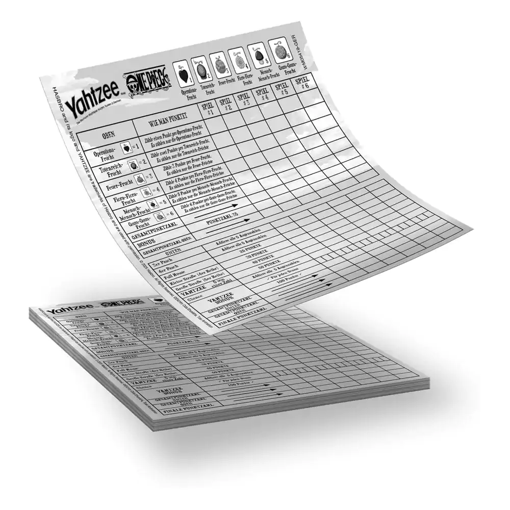 One Piece Yahtzee *German Version* - Njemačka verzija fotografija proizvoda