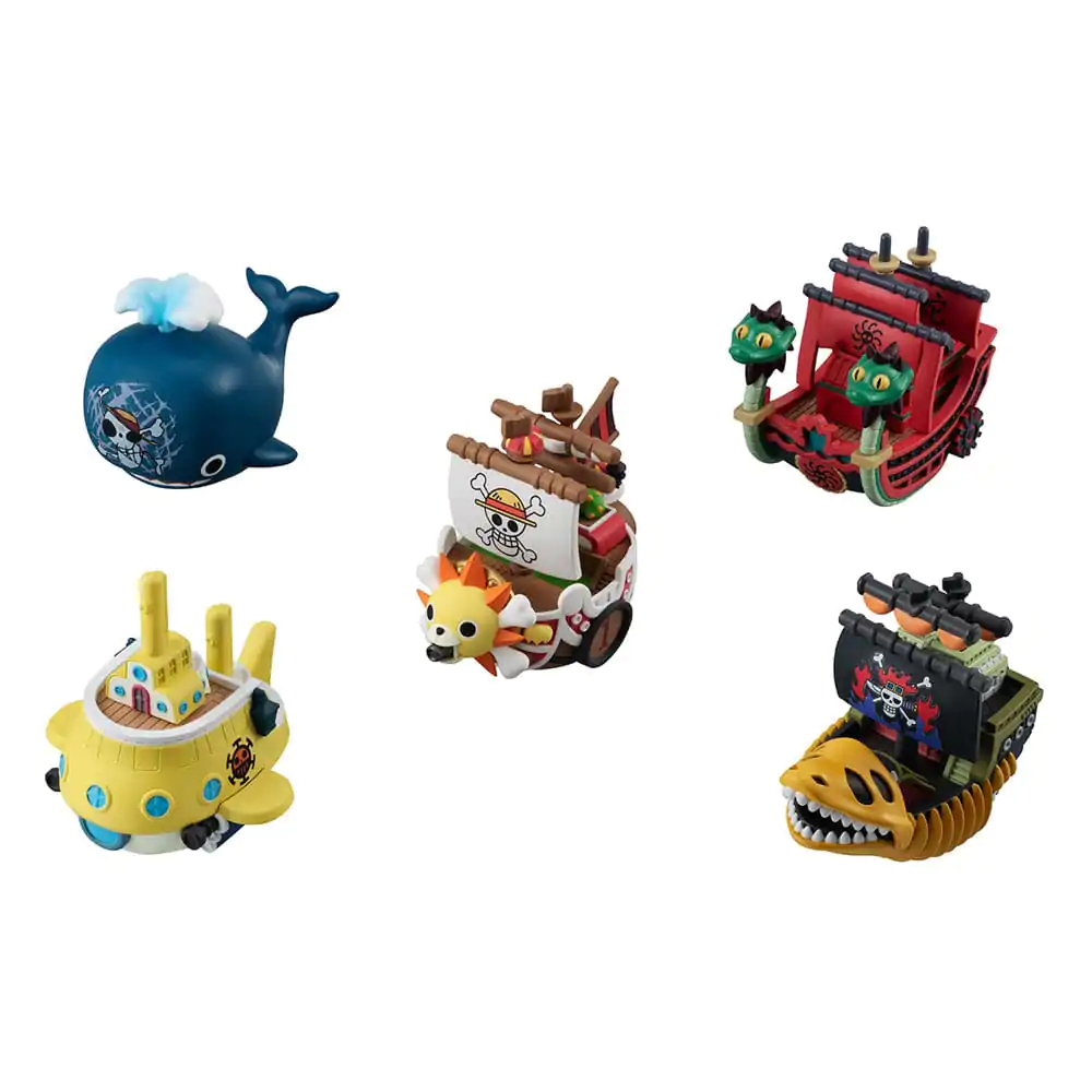 One Piece Yuracolle Series kolekcionarska figurica u pakiranju od 5 komada Grand Line Vol. 2 6 cm fotografija proizvoda