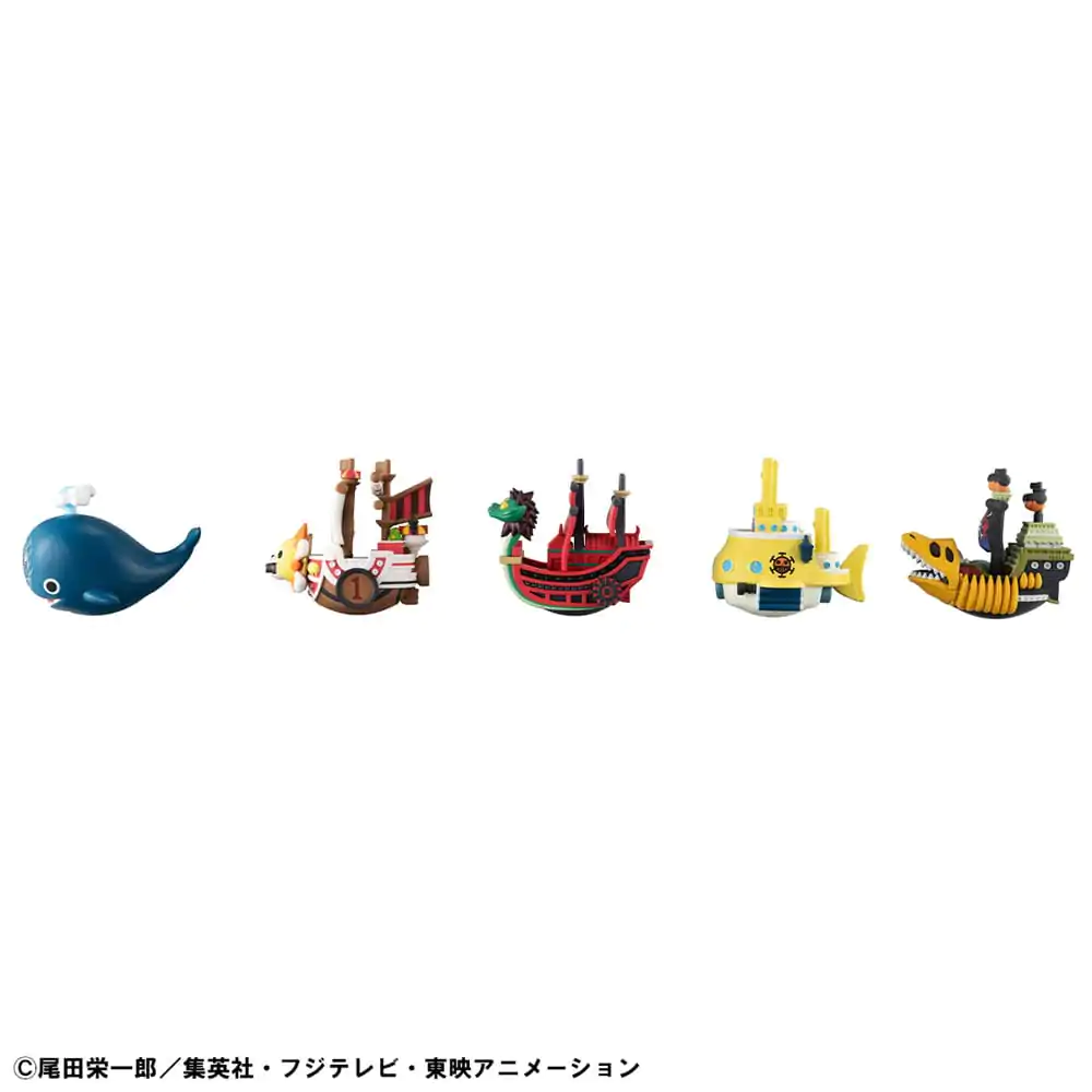 One Piece Yuracolle Series kolekcionarska figurica u pakiranju od 5 komada Grand Line Vol. 2 6 cm fotografija proizvoda