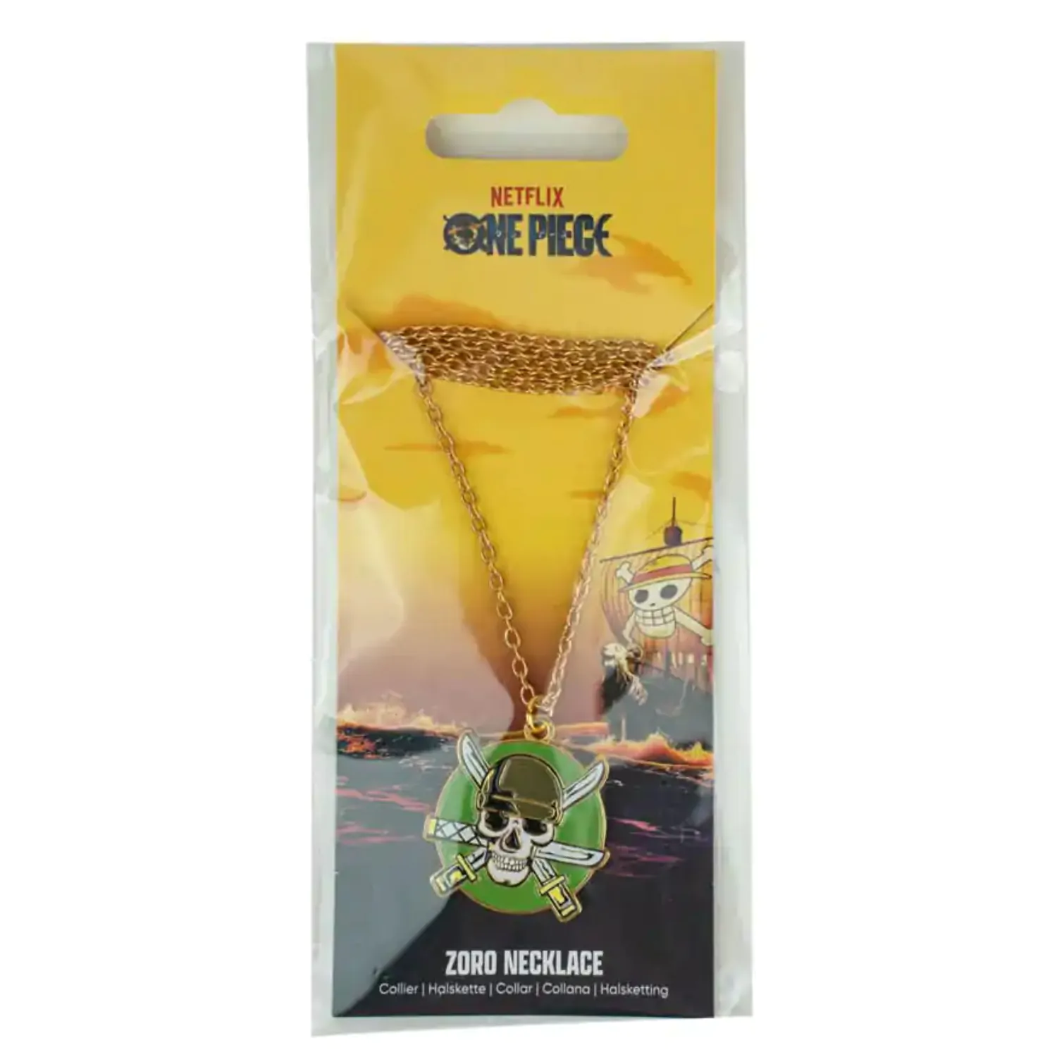 Ogrlica One Piece s privjeskom Zoro fotografija proizvoda