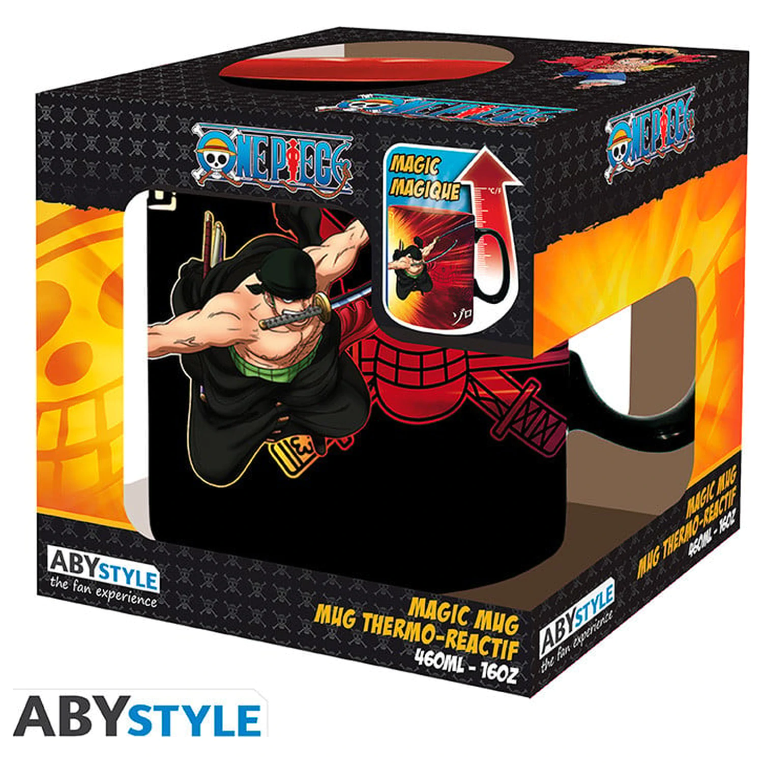 One Piece Zoro & Sanji šalica s toplinskim efektom 460 ml fotografija proizvoda