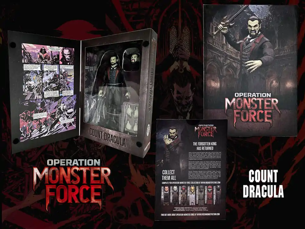 Operation: Monster Force akcijska figura 1/12 Count Dracula 15 cm fotografija proizvoda