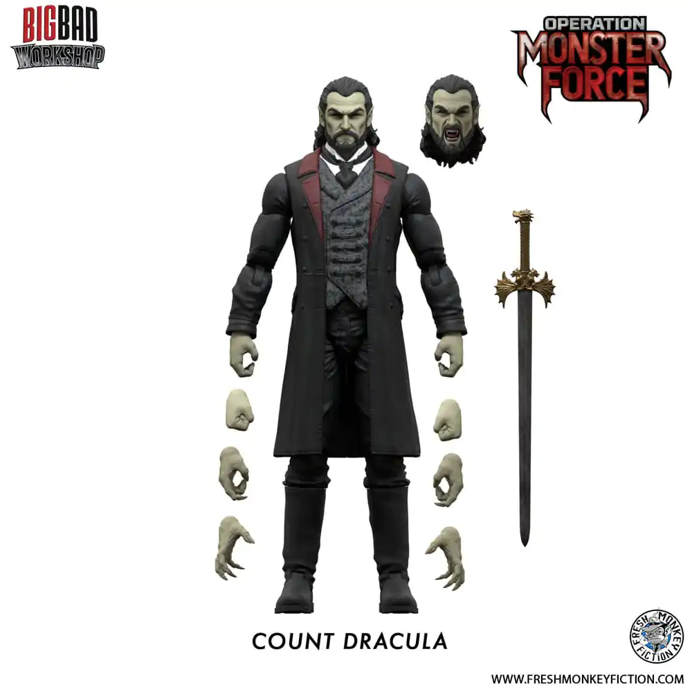 Operation: Monster Force akcijska figura 1/12 Count Dracula 15 cm fotografija proizvoda