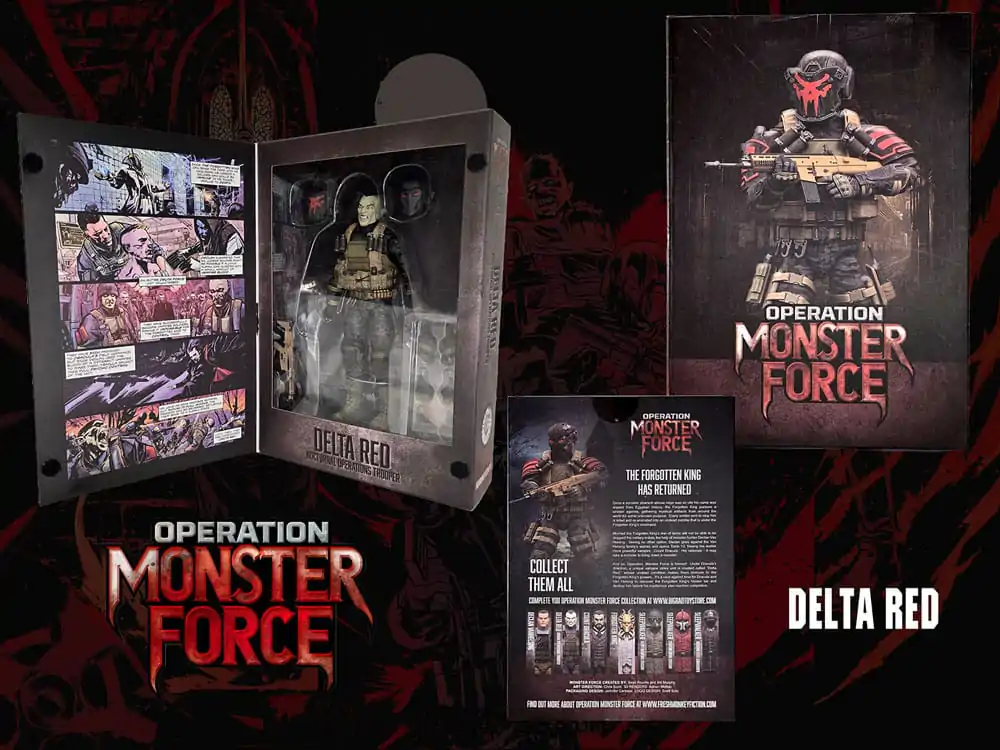 Operation: Monster Force akcijska figura 1/12 Delta Red Nocturnal Operations Trooper 15 cm fotografija proizvoda