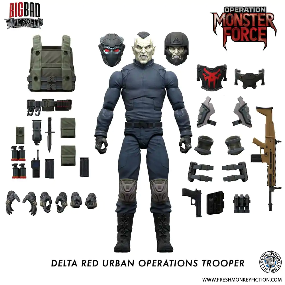 Operation: Monster Force akcijska figura 1/12 Delta Red Urban Operations vojnik 15 cm fotografija proizvoda