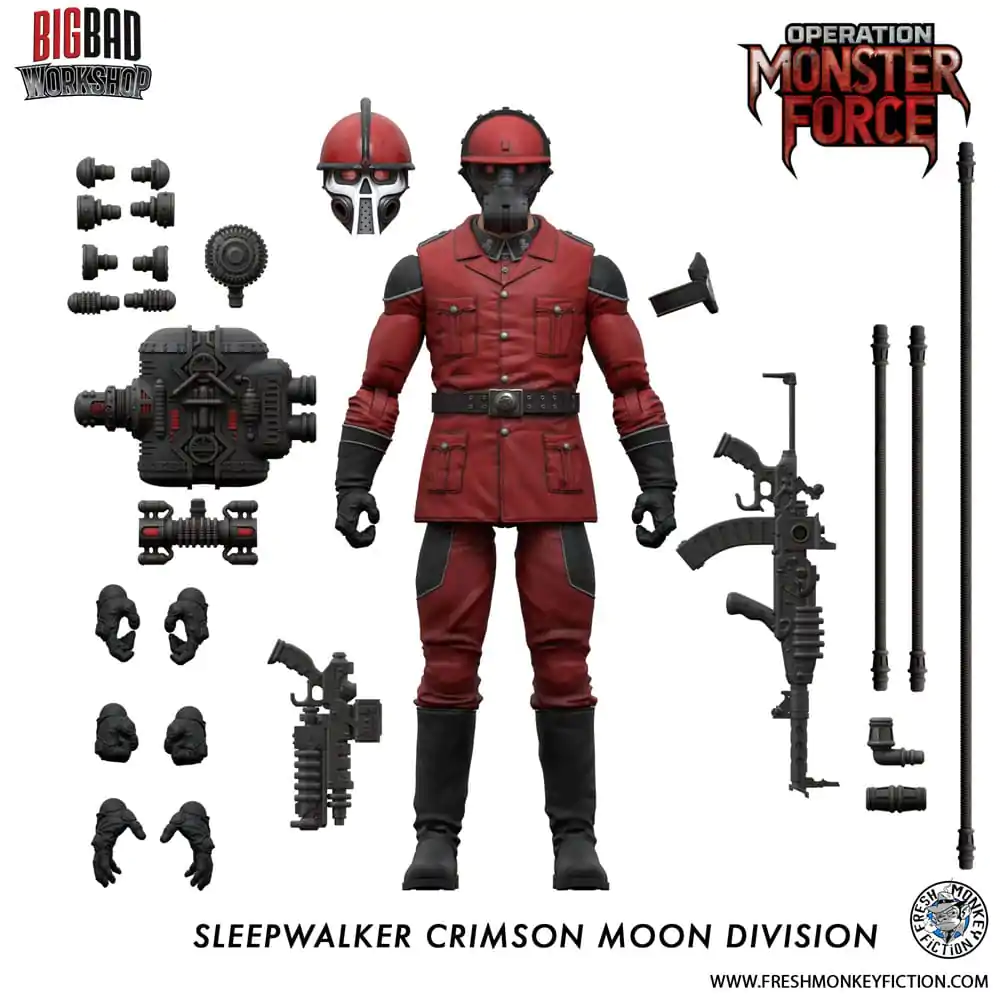 Operation: Monster Force akcijska figura 1/12 Sleepwalker Crimson Moon Division 15 cm fotografija proizvoda