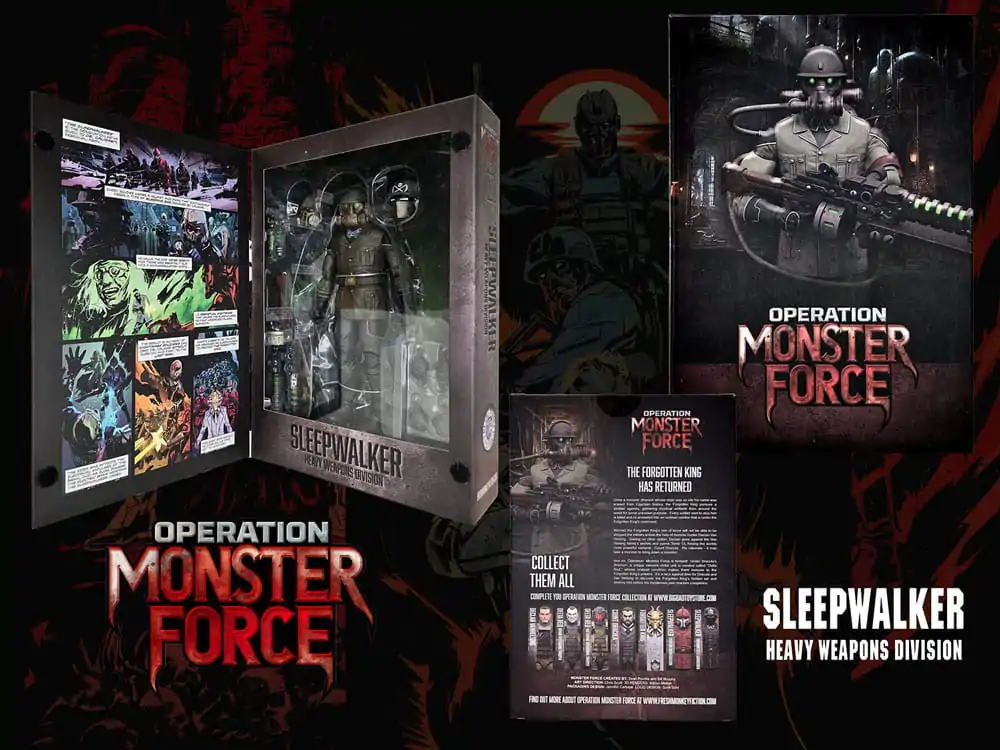 Operation: Monster Force akcijska figura 1/12 Sleepwalker Heavy Weapons Division 15 cm fotografija proizvoda