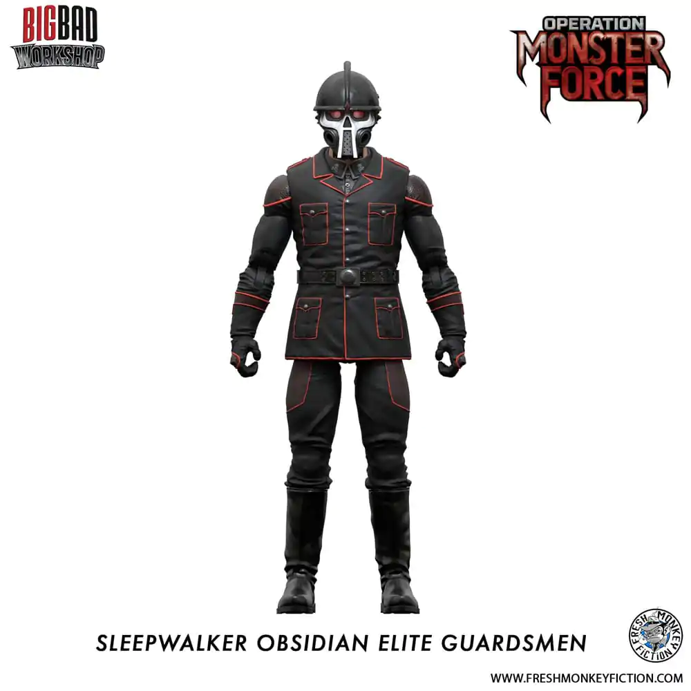 Operation: Monster Force akcijska figura 1/12 Sleepwalker Obsidian Elite Guardsmen 15 cm fotografija proizvoda