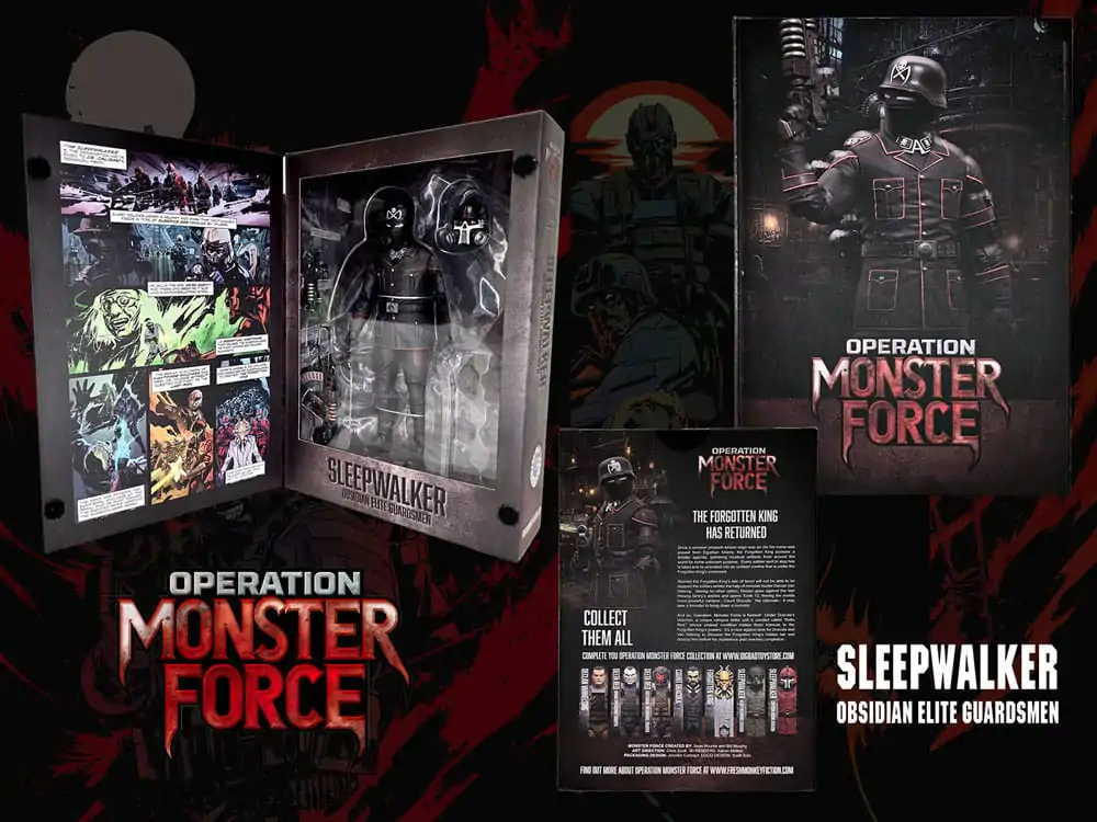 Operation: Monster Force akcijska figura 1/12 Sleepwalker Obsidian Elite Guardsmen 15 cm fotografija proizvoda