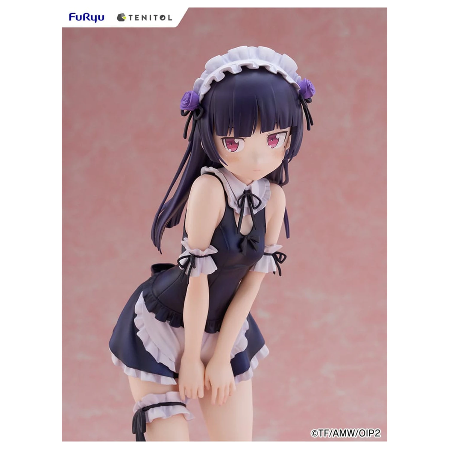 Ore no Imouto ga Konna ni Kawaii Wake ga Nai. Tenitol Tall PVC kip Kuroneko swimsuits maid Ver. 27 cm fotografija proizvoda