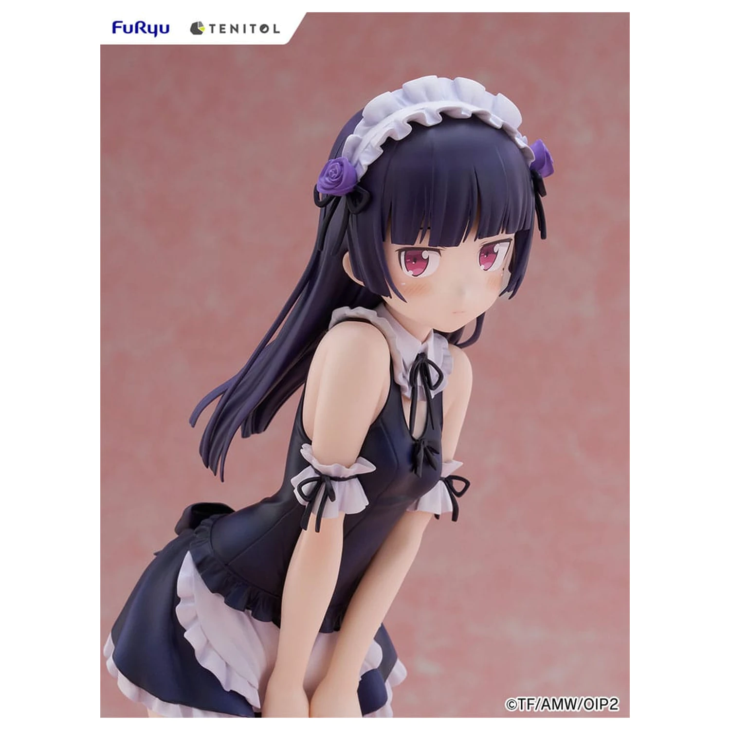 Ore no Imouto ga Konna ni Kawaii Wake ga Nai. Tenitol Tall PVC kip Kuroneko swimsuits maid Ver. 27 cm fotografija proizvoda