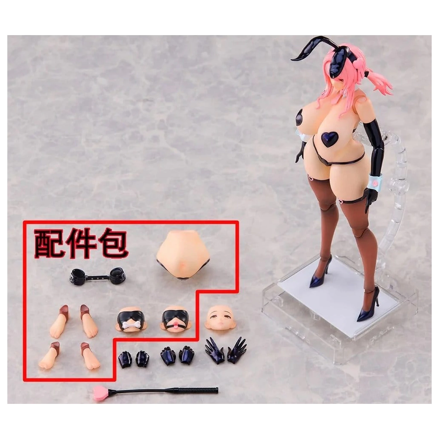 Original Character Akcijska figura 1/12 Reverse Bunny Girl Nicole Optional Part Set fotografija proizvoda
