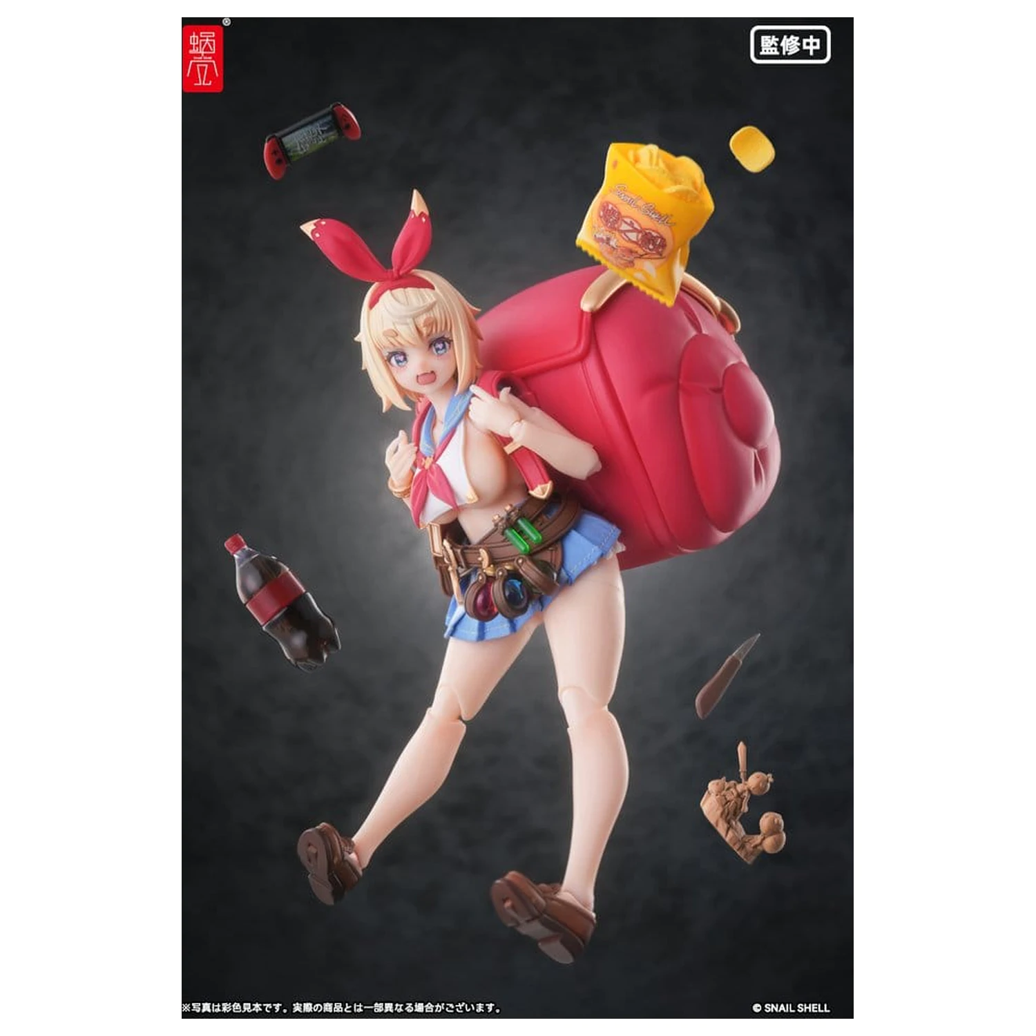 Original Character Akcijska Figura 1/12 RPGEX-06 Adventurer Snail 15 cm fotografija proizvoda