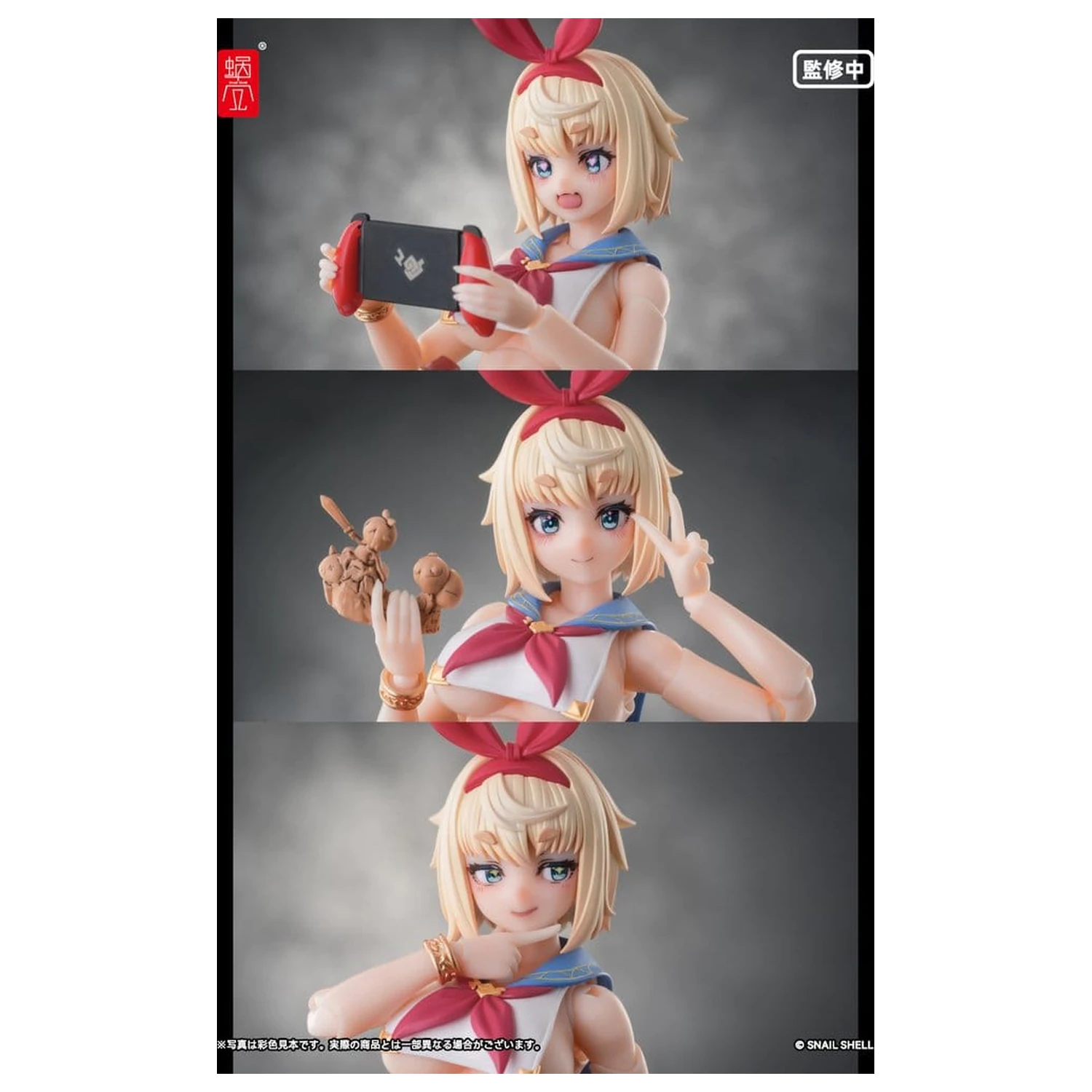 Original Character Akcijska Figura 1/12 RPGEX-06 Adventurer Snail 15 cm fotografija proizvoda