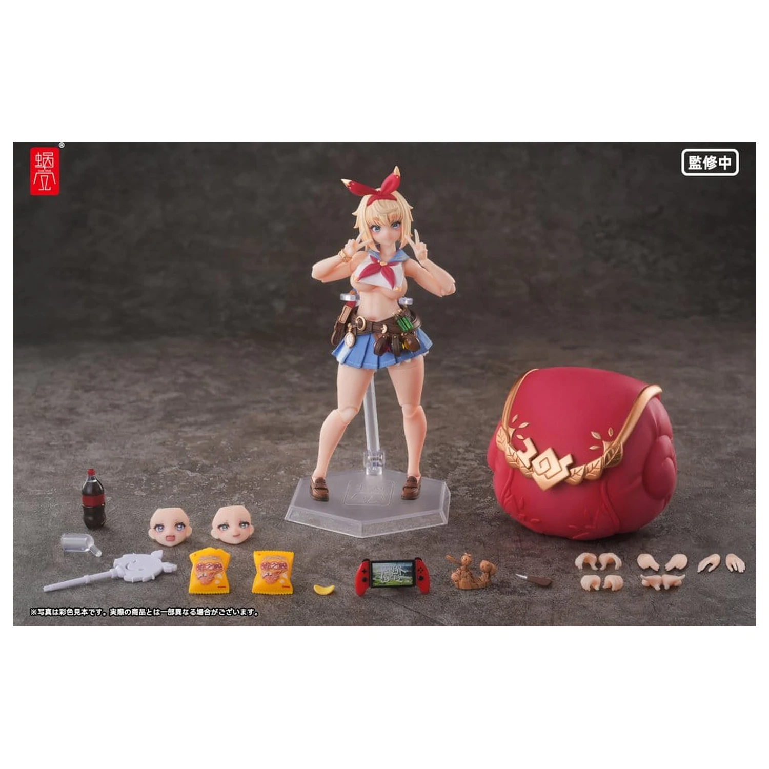 Original Character Akcijska Figura 1/12 RPGEX-06 Adventurer Snail 15 cm fotografija proizvoda