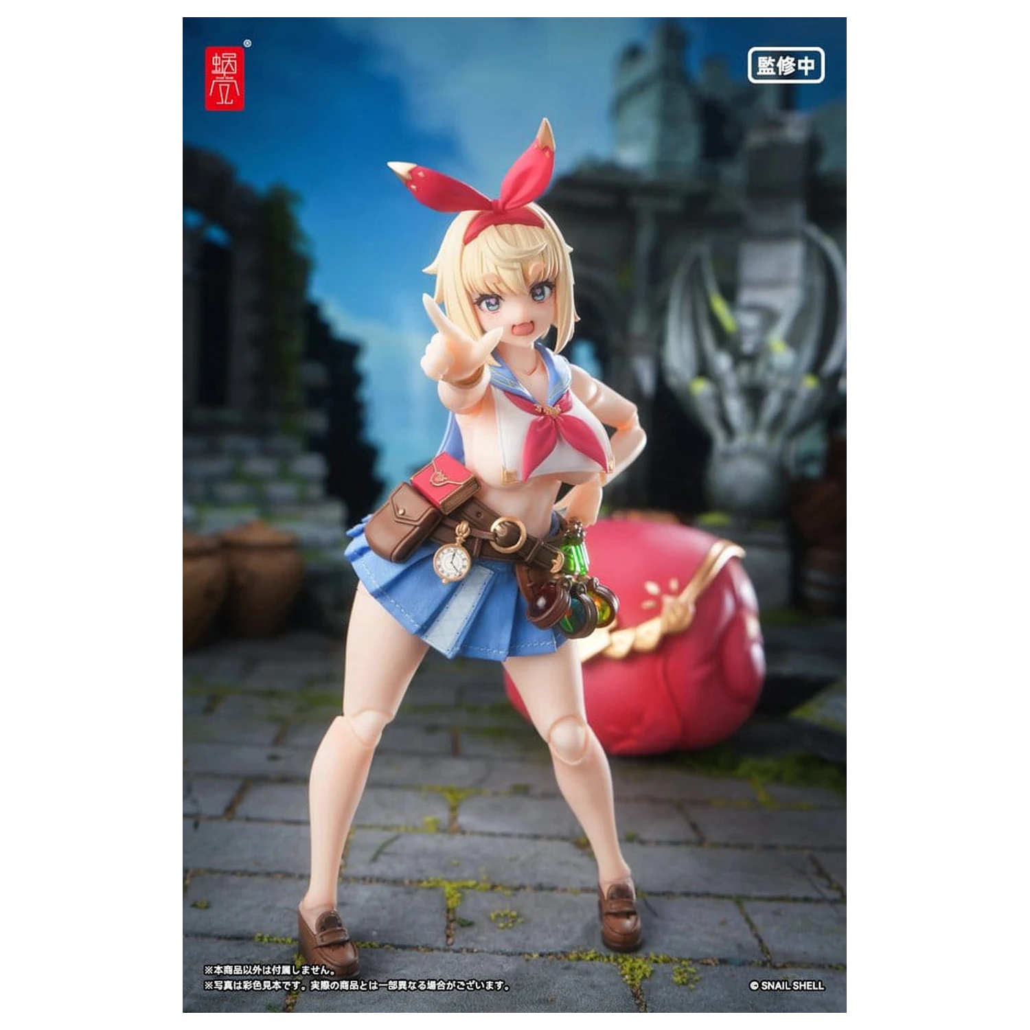 Original Character Akcijska Figura 1/12 RPGEX-06 Adventurer Snail 15 cm fotografija proizvoda
