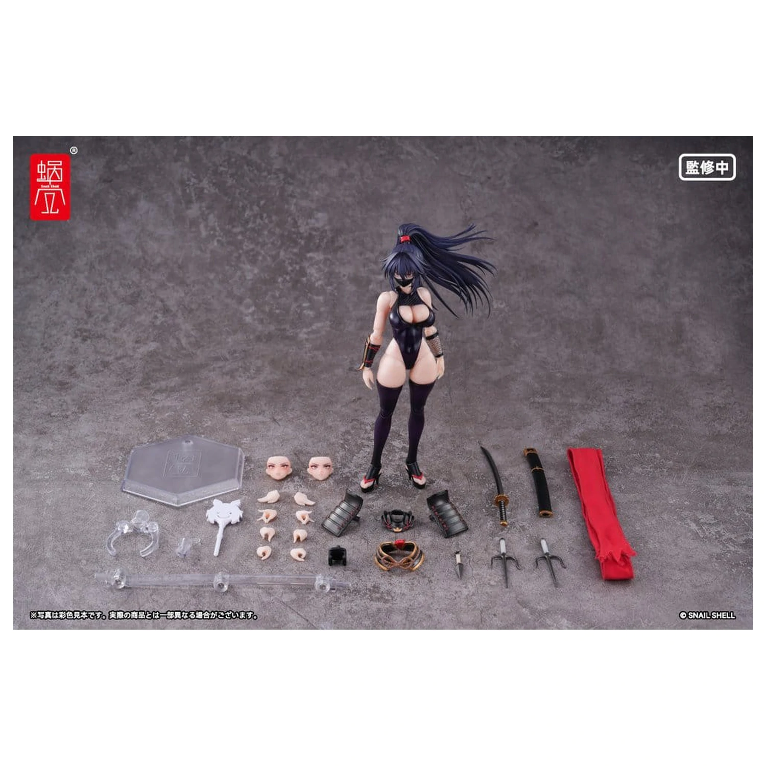 Original Character akcijska figura 1/12 RPGEX-10 Kunoichi Reppuu 16 cm fotografija proizvoda