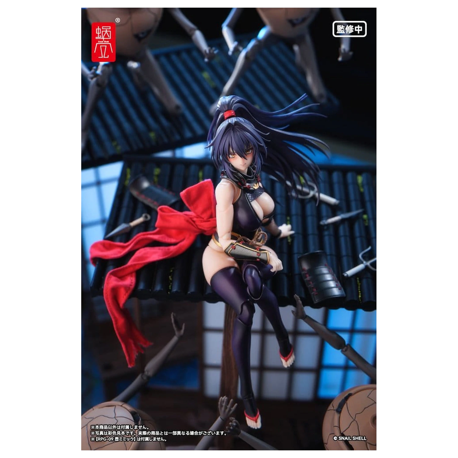 Original Character akcijska figura 1/12 RPGEX-10 Kunoichi Reppuu 16 cm fotografija proizvoda