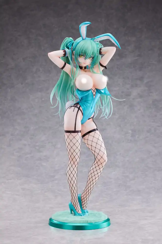 Original Character PVC Kip 1/4 Green Twin Tail Bunny-chan Fishnet Tights Ver. 43 cm fotografija proizvoda