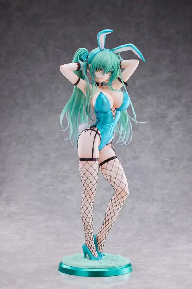 Original Character PVC Kip 1/4 Green Twin Tail Bunny-chan Fishnet Tights Ver. 43 cm fotografija proizvoda