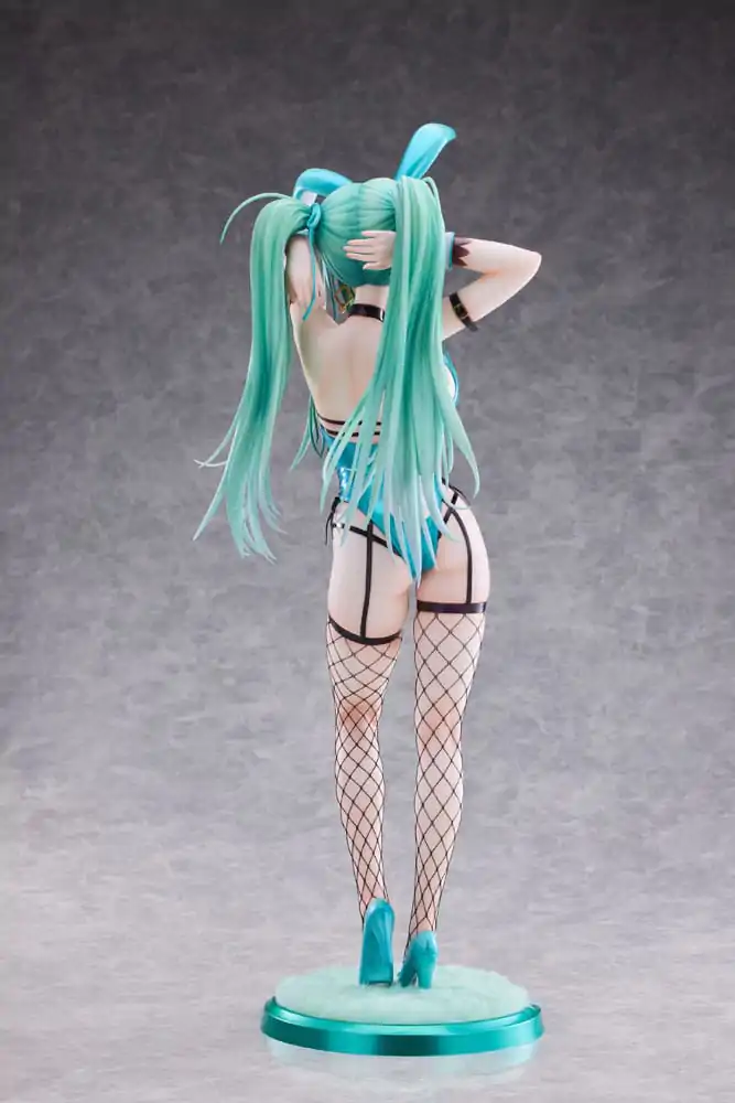 Original Character PVC Kip 1/4 Green Twin Tail Bunny-chan Fishnet Tights Ver. 43 cm fotografija proizvoda