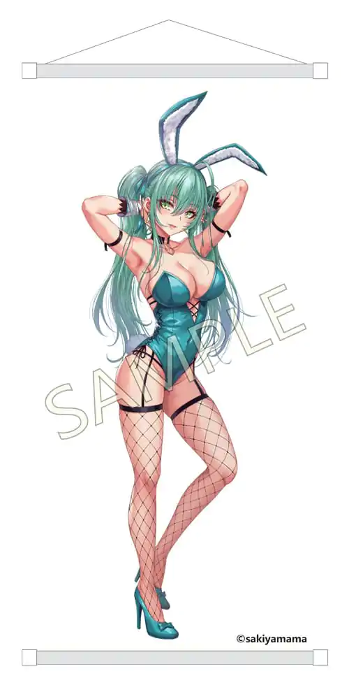 Original Character PVC Kip 1/4 Green Twin Tail Bunny-chan Fishnet Tights Ver. 43 cm fotografija proizvoda