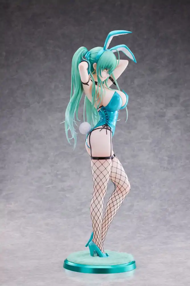 Original Character PVC Kip 1/4 Green Twin Tail Bunny-chan Fishnet Tights Ver. 43 cm fotografija proizvoda