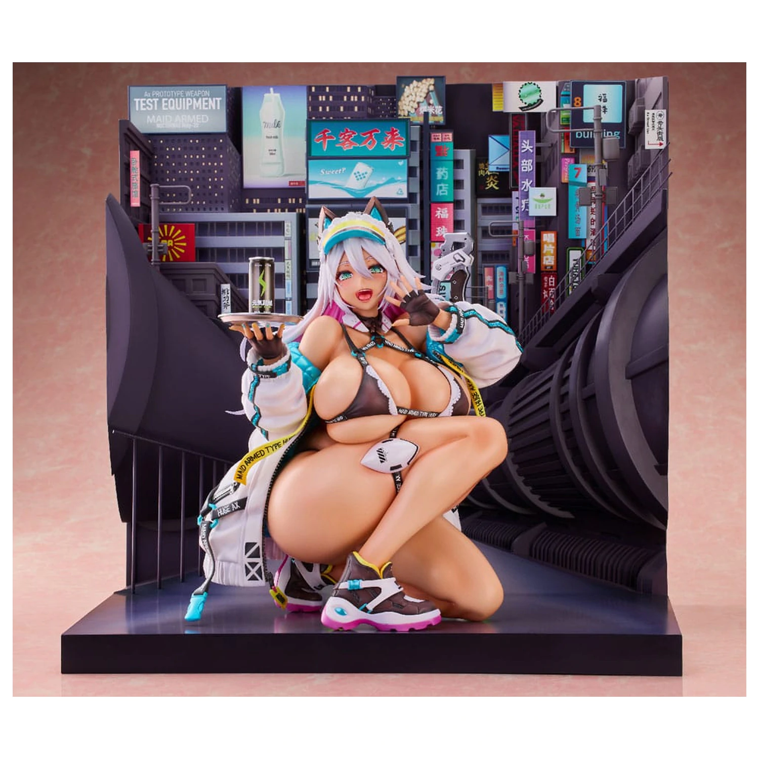 Original Character Kip 1/4 Meido-Busou: Ax Street ver. Pixel Philia Edition 37 cm fotografija proizvoda