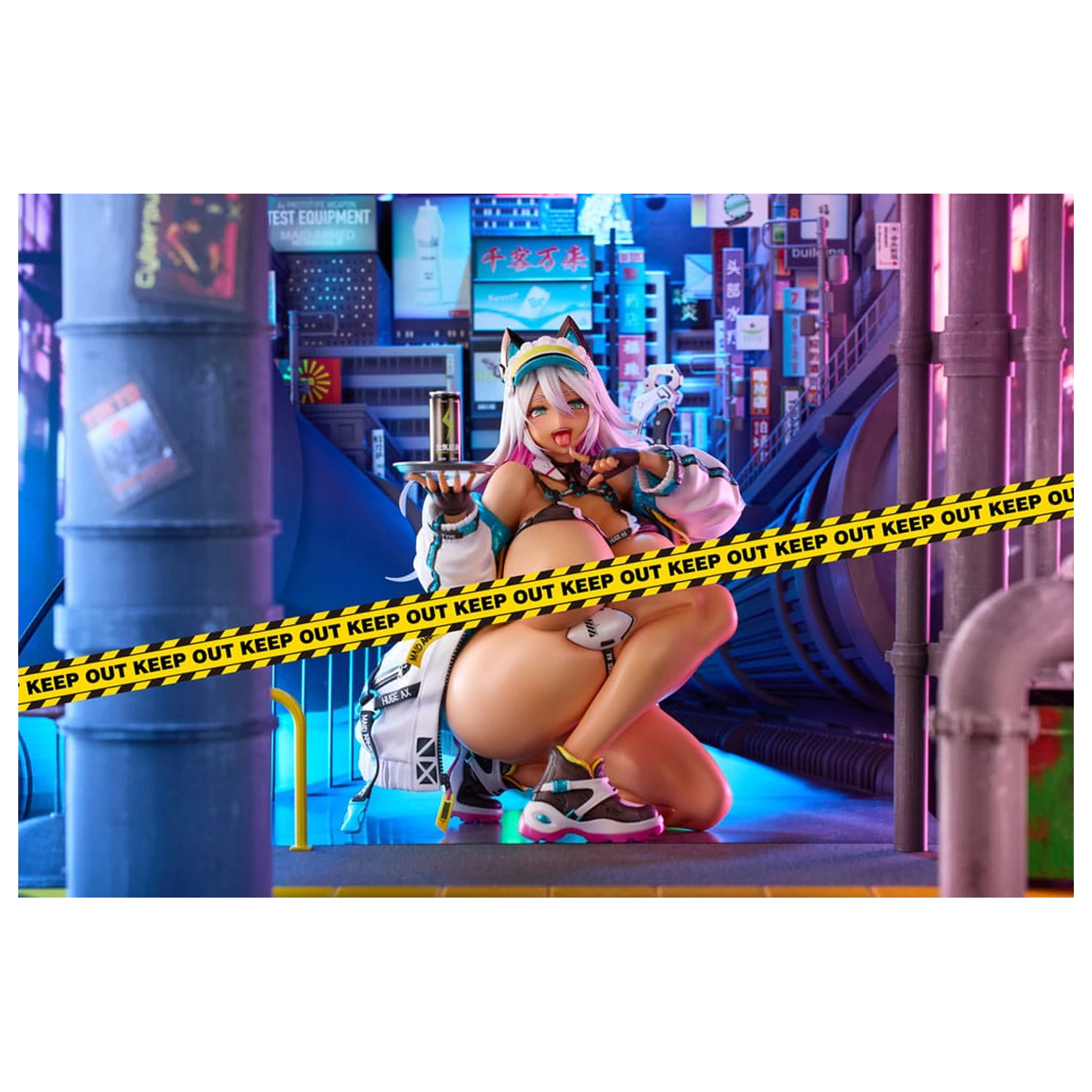 Original Character Kip 1/4 Meido-Busou: Ax Street ver. Pixel Philia Edition 37 cm fotografija proizvoda