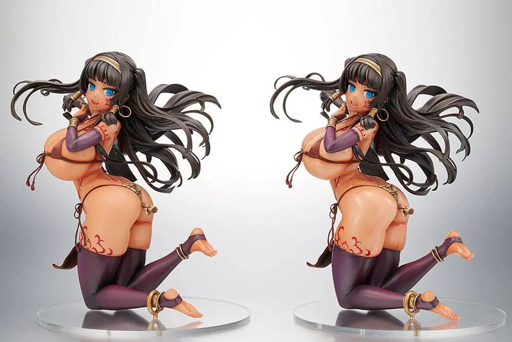 Original Character PVC Kip 1/5 Dai Kasshoku Jidai Shahana Naana Wet Glossy Skin Ver. 23 cm fotografija proizvoda