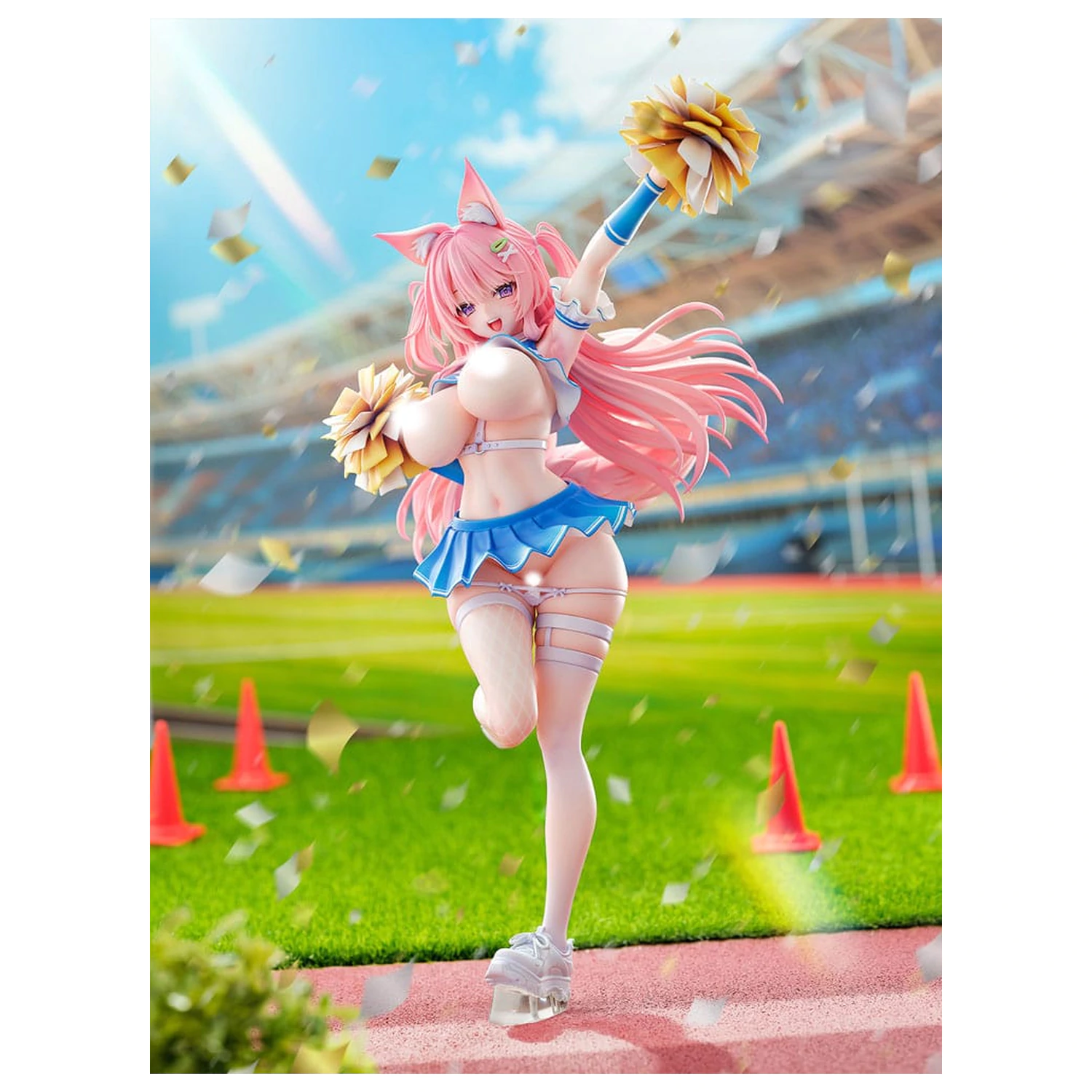 Original Character kip 1/5 Kemomimi Cheer Girl illustration by Yatanuki Kei DX Version 35 cm fotografija proizvoda