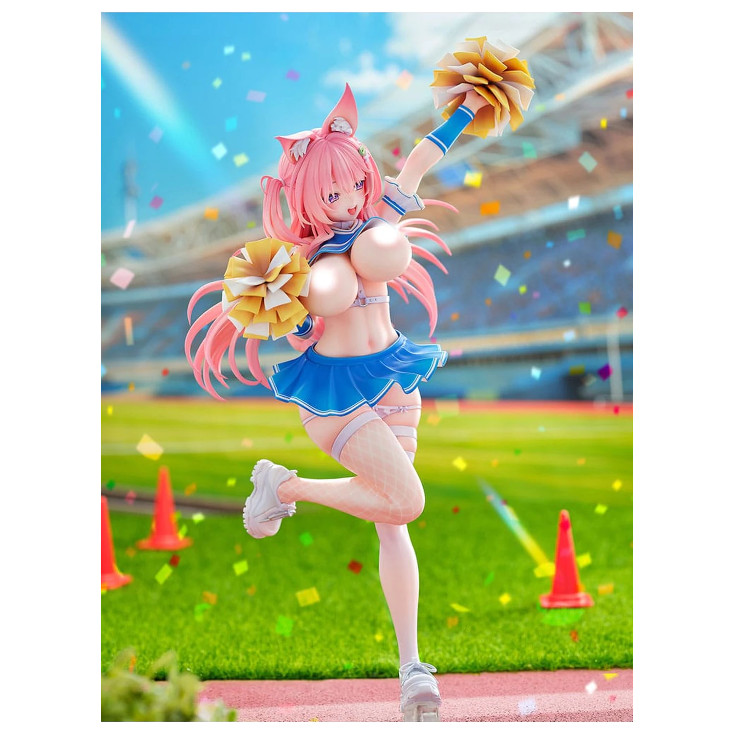 Original Character kip 1/5 Kemomimi Cheer Girl illustration by Yatanuki Kei DX Version 35 cm fotografija proizvoda
