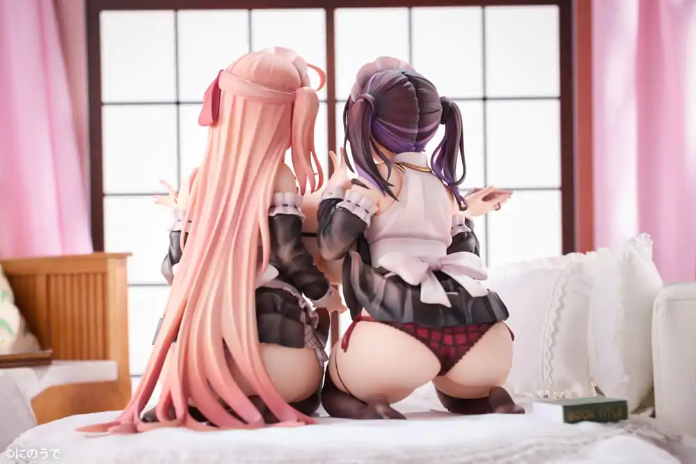 Original Character PVC Figure 1/5 2-Set Koho Miya & Otsuhane Fuwari ilustracija Ninoude 18 cm fotografija proizvoda