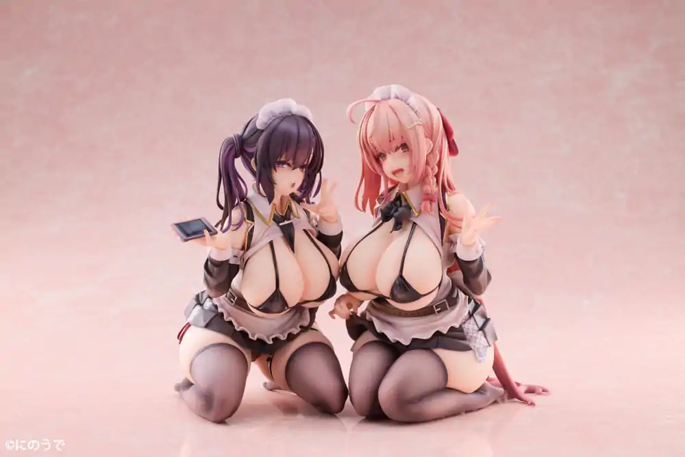 Original Character PVC Figure 1/5 2-Set Koho Miya & Otsuhane Fuwari ilustracija Ninoude 18 cm fotografija proizvoda
