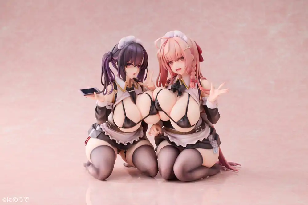 Original Character PVC Figure 1/5 2-Set Koho Miya & Otsuhane Fuwari ilustracija Ninoude 18 cm fotografija proizvoda