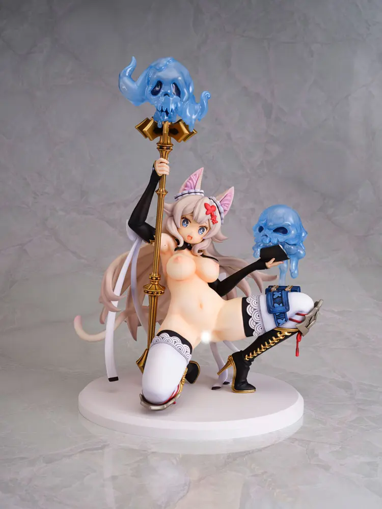 Original Character Statue 1/5 Mota Design Summoner Neko-san 29 cm Kip fotografija proizvoda