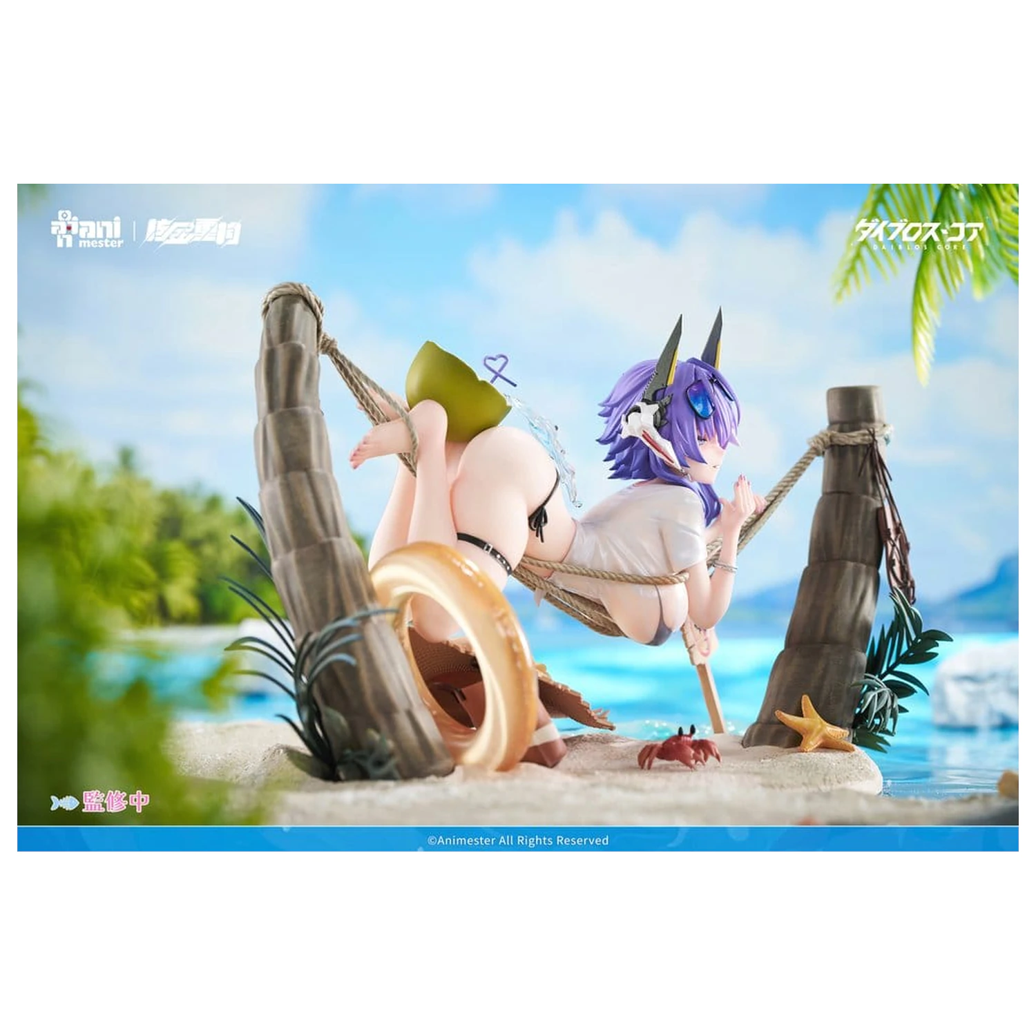 Original Character PVC figura 1/6 Bright Summer Barbera·Red ilustracija DaiblosCore 14 cm fotografija proizvoda