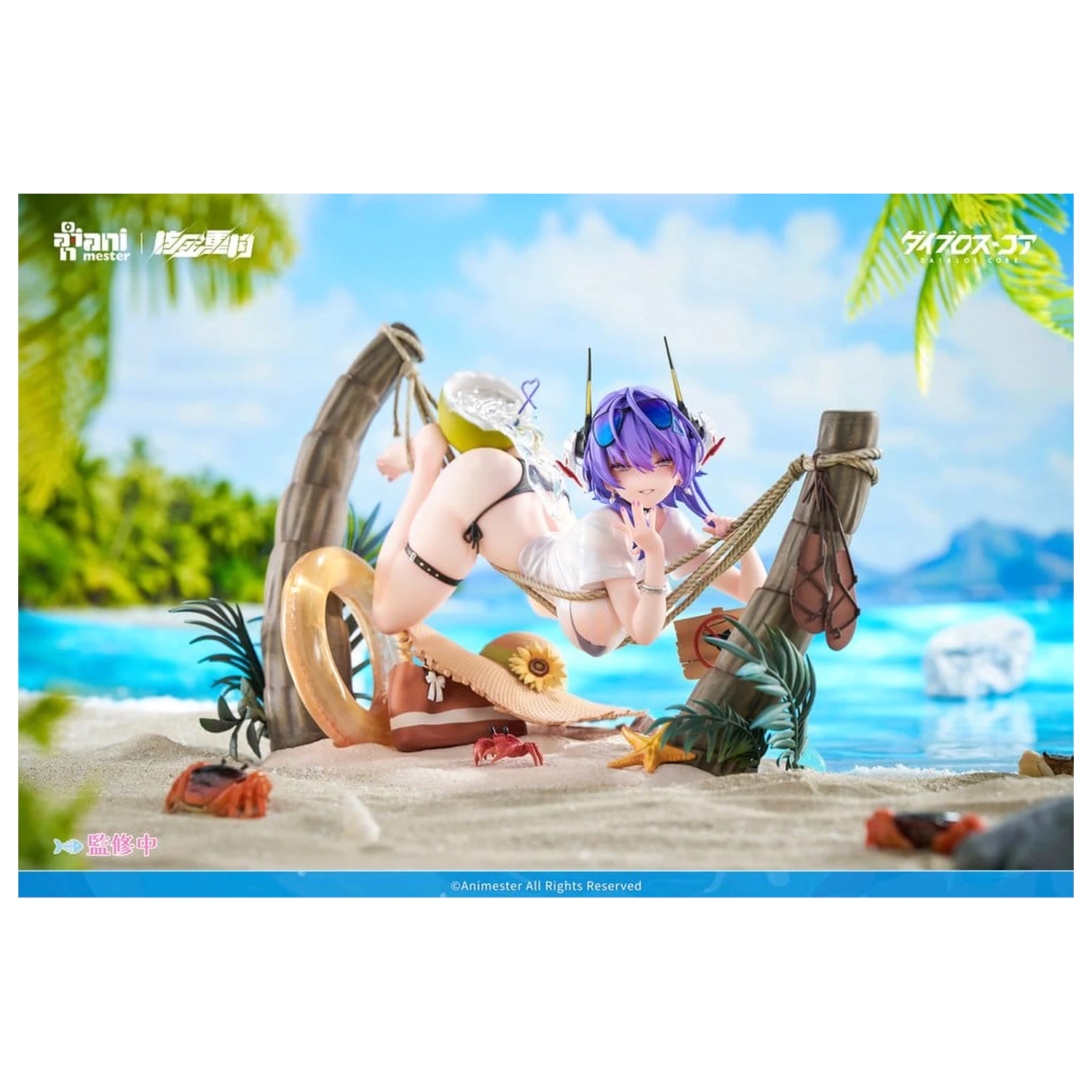 Original Character PVC figura 1/6 Bright Summer Barbera·Red ilustracija DaiblosCore 14 cm fotografija proizvoda