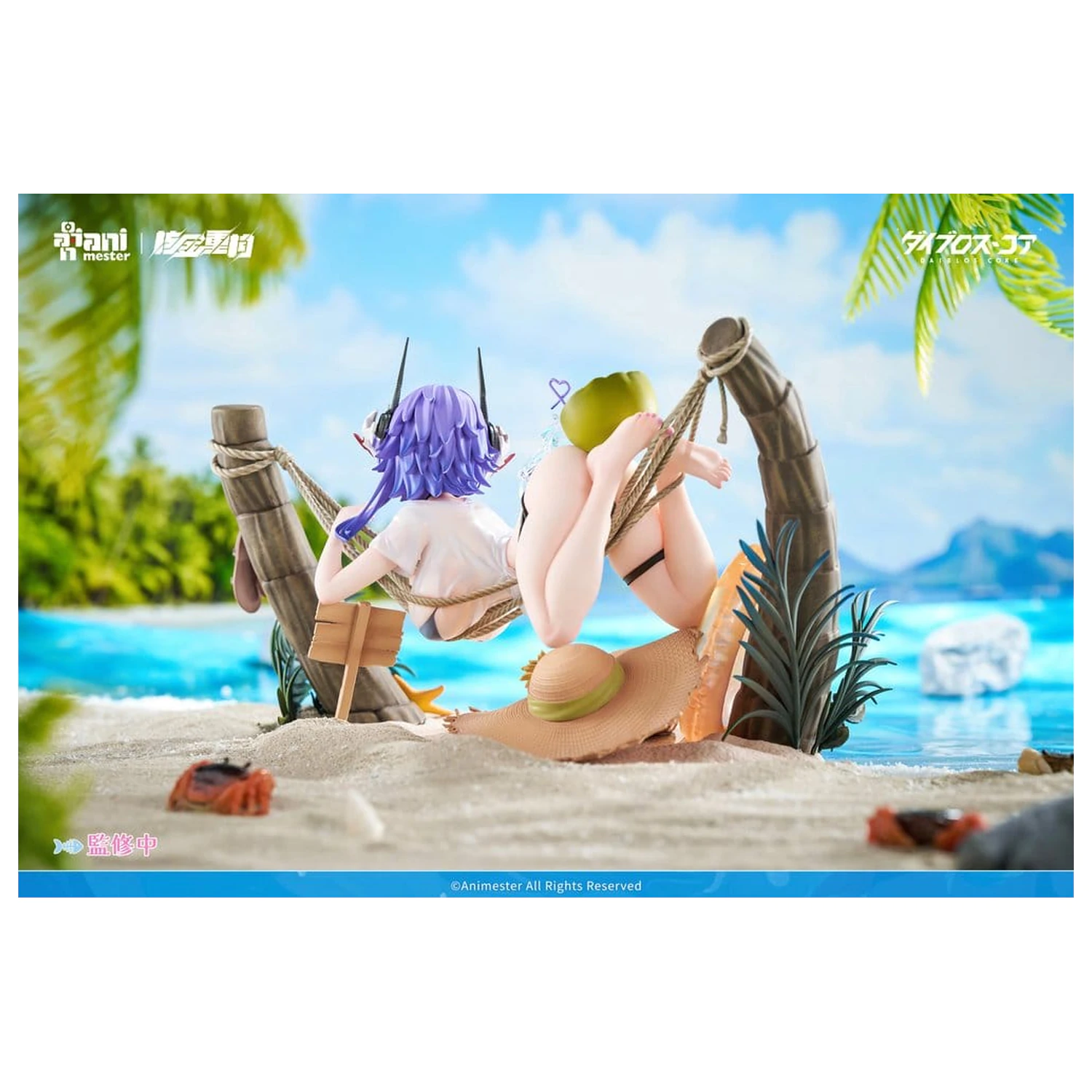Original Character PVC figura 1/6 Bright Summer Barbera·Red ilustracija DaiblosCore 14 cm fotografija proizvoda