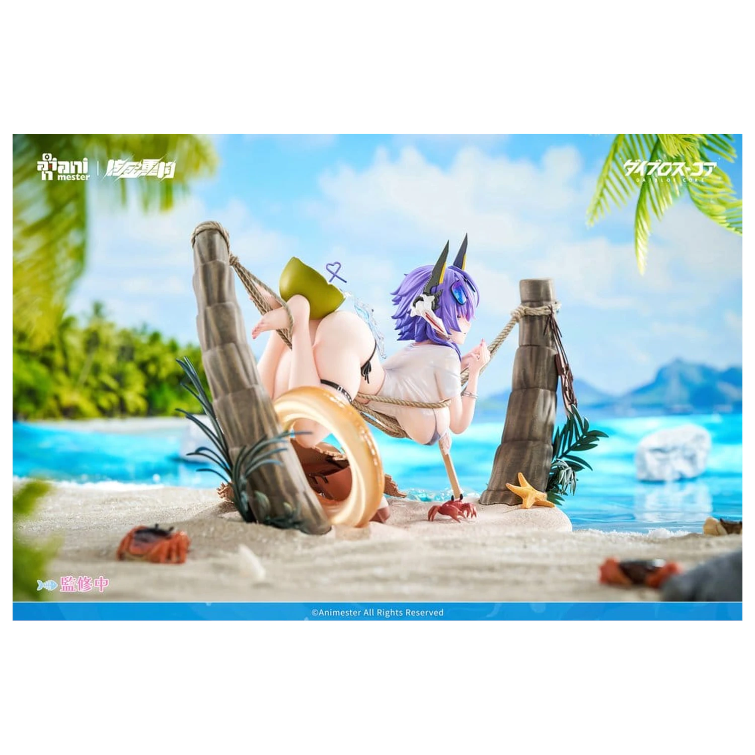 Original Character PVC figura 1/6 Bright Summer Barbera·Red ilustracija DaiblosCore 14 cm fotografija proizvoda