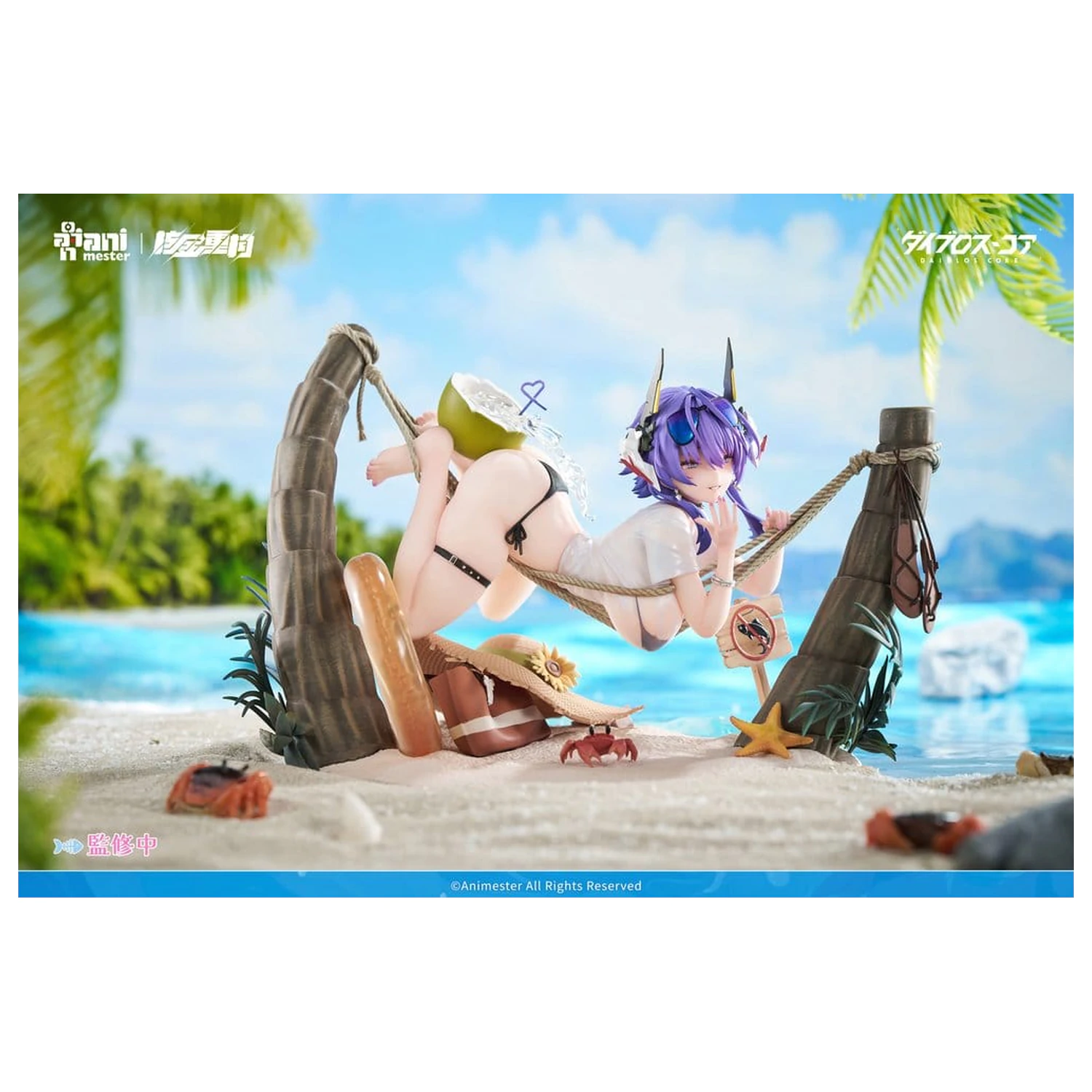 Original Character PVC figura 1/6 Bright Summer Barbera·Red ilustracija DaiblosCore 14 cm fotografija proizvoda