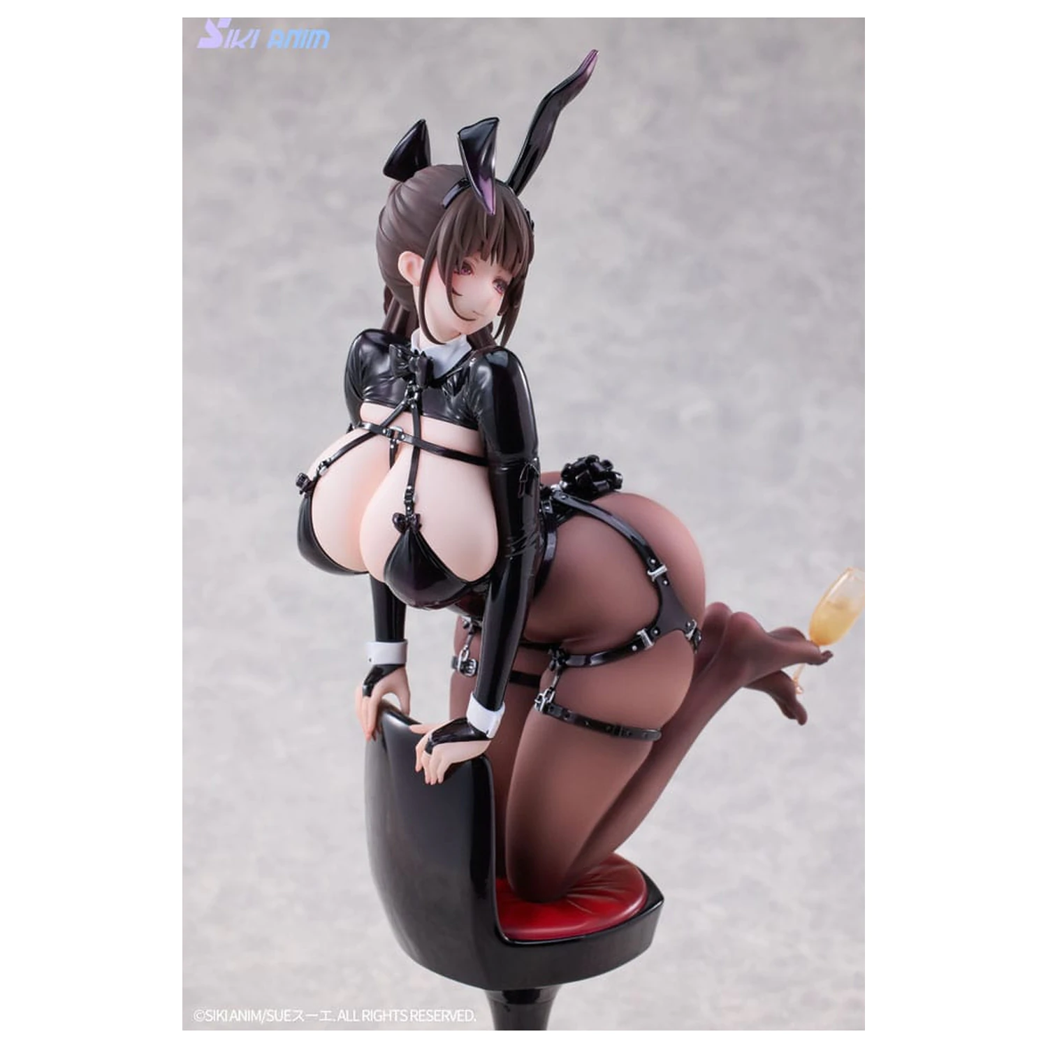 Original Character PVC Statua 1/6 Champagne and Bunny Girl Rose Black Stocking Ver. 31 cm fotografija proizvoda