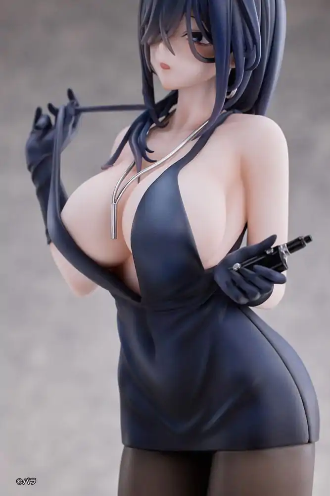 Original Character PVC Kip 1/6 Ishimi Yokoyama Black One-piece Dress Ver. illustration by Bara 28 cm fotografija proizvoda