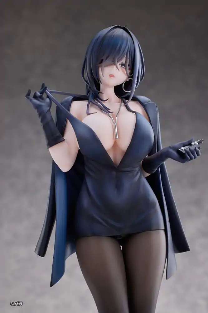 Original Character PVC Kip 1/6 Ishimi Yokoyama Black One-piece Dress Ver. illustration by Bara 28 cm fotografija proizvoda