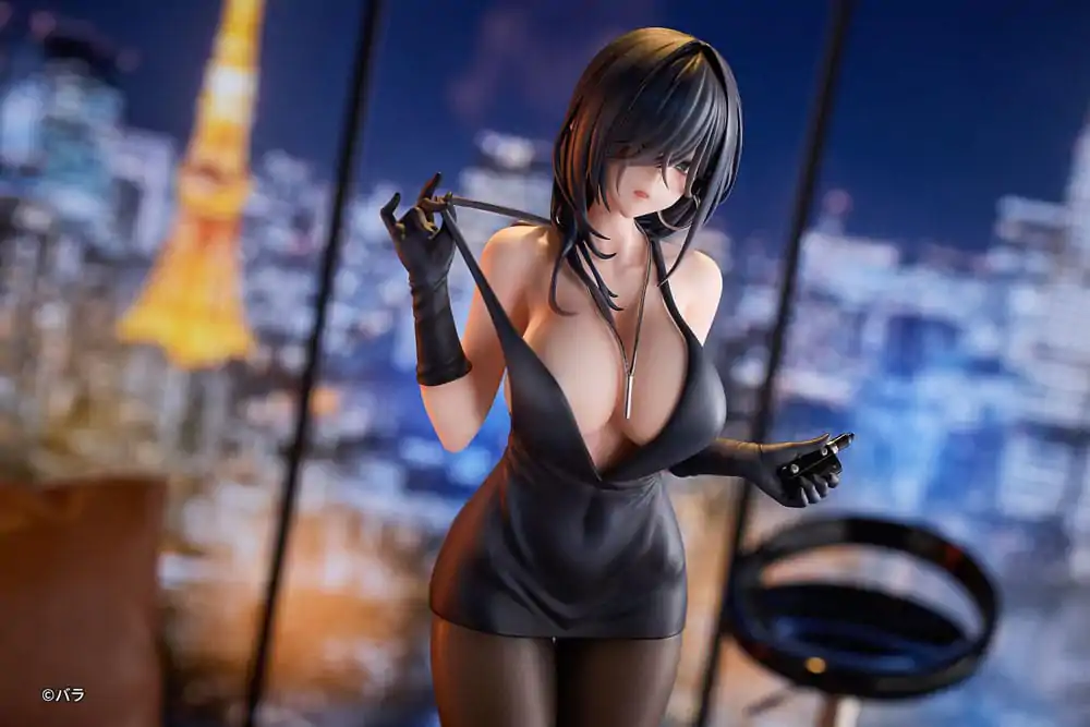 Original Character PVC Kip 1/6 Ishimi Yokoyama Black One-piece Dress Ver. illustration by Bara 28 cm fotografija proizvoda