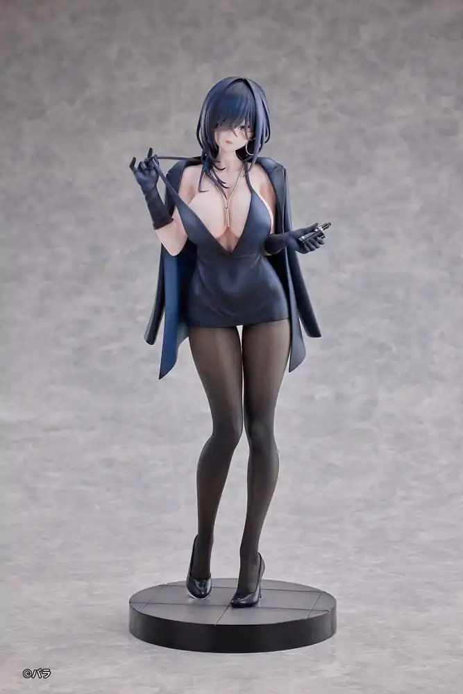 Original Character PVC Kip 1/6 Ishimi Yokoyama Black One-piece Dress Ver. illustration by Bara 28 cm fotografija proizvoda