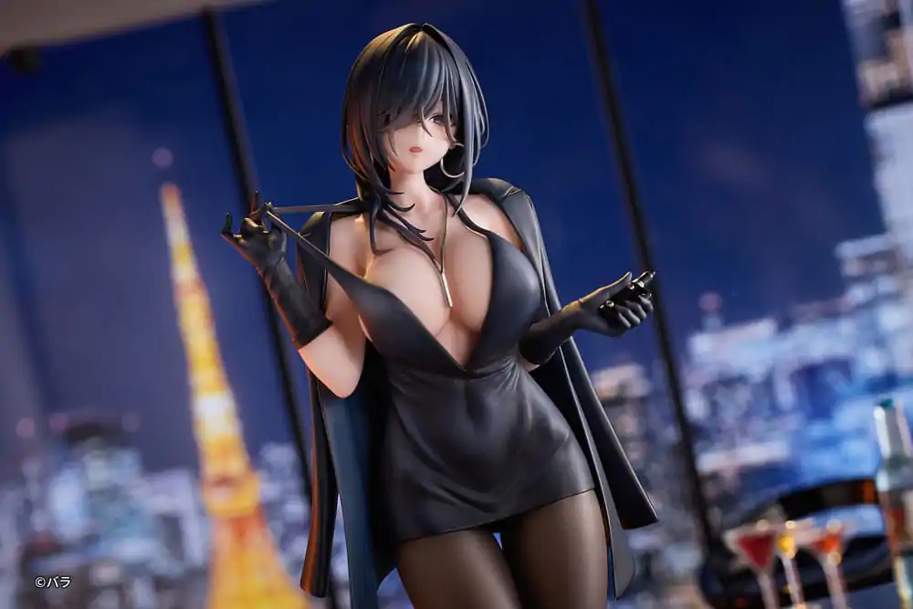 Original Character PVC Kip 1/6 Ishimi Yokoyama Black One-piece Dress Ver. illustration by Bara 28 cm fotografija proizvoda