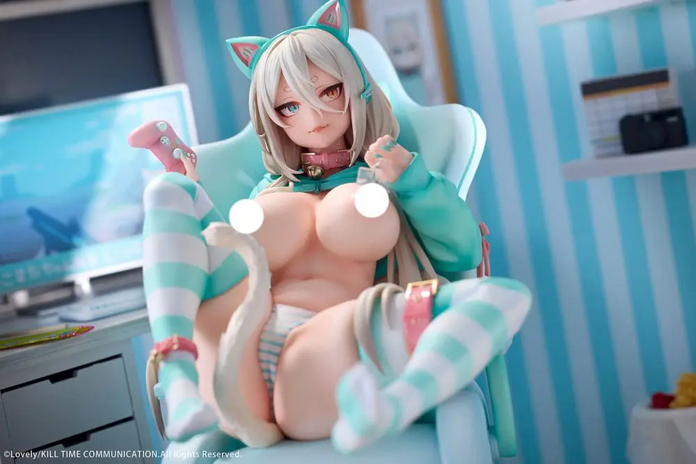 Original Character PVC 1/6 Nekomata Gamer Shiro 25 cmOriginalni lik PVC 1/6 Nekomata Gamer Shiro 25 cm fotografija proizvoda
